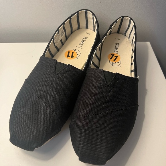 TOMS Women’s Alpargata black size 11 - Picture 5 of 7
